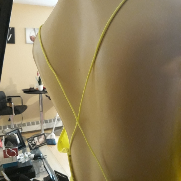 Lime Green Mini dress - Picture 6 of 7